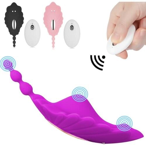 Wireless Remote 10 Speed Wearable Clitoris Stimulator Vibrator Panties Masturbator Go Out Wear Vibrator Adult Sex Toys for Women