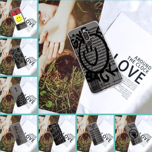 Quote Smile Fashion Soft Silicone Transparent For Meizu 16Xs 16s 17 Pro 16T Phone Case For Meizu X8 M10 Note 8 9 Back Cover