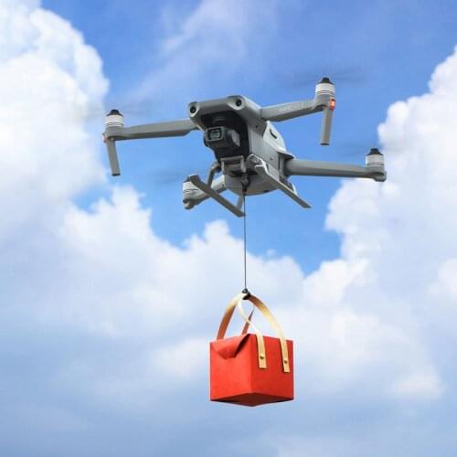 For DJI Mavic Air 2S Drone Airdrop System Wedding Proposal Delivery Device Dispenser Thrower Transport Device with Landing Gear