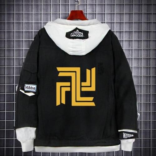 Tokyo Revengers Jacket Jeans Kokounoi Hajime Cosplay Denim Hoodie Tokyo Manji Gang Black Hooded Outwear Halloween