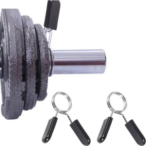 2Pcs 25mm Spinlock Collars Barbell Collar Lock Dumbell Clips Clamp Weight lifting Bar Gym Fitness Dumbbell Lock Lifting Kit