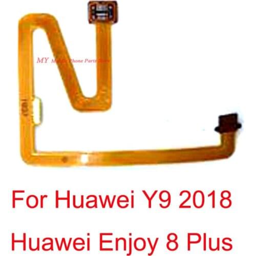 Return Home Button Fingerprint Touch ID Sensor Scaner Connector Flex Cable For Huawei Y9 2018 / Enjoy 8 Plus 8plus 8+ Connector