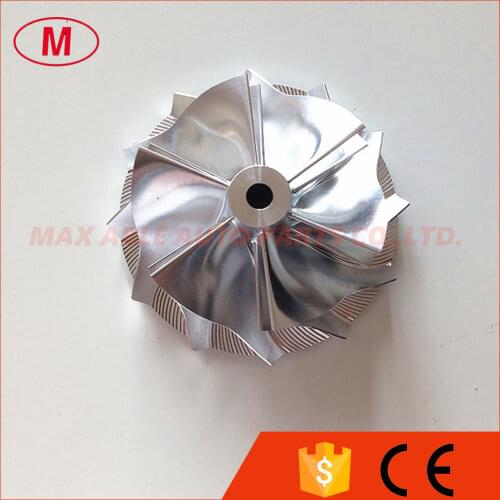 K04 5306-123-2014 5304-970-0064 6+6 blades 46.39/56.08mm Aluminum 2024/Milling/ Billet compressor wheel for 53049700064