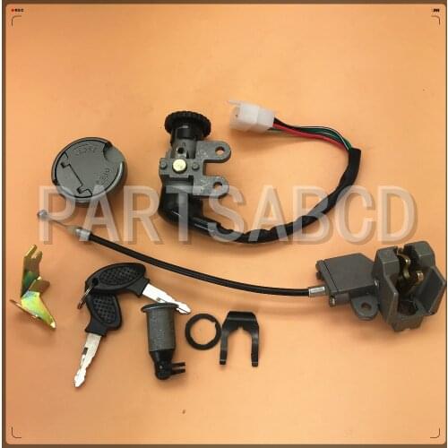 Ignition Switch Key Set For Gy6 49 50cc 125cc 150cc Peace Roketa Jonway Tank Scooter & moped 5 Pin