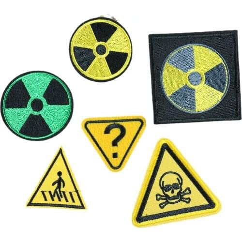 Nuclear Power Plant Radiation Patches For Clothes STALKER Factions Mercenaries Loners Embroidery cloth stickers Chernobyl Badge