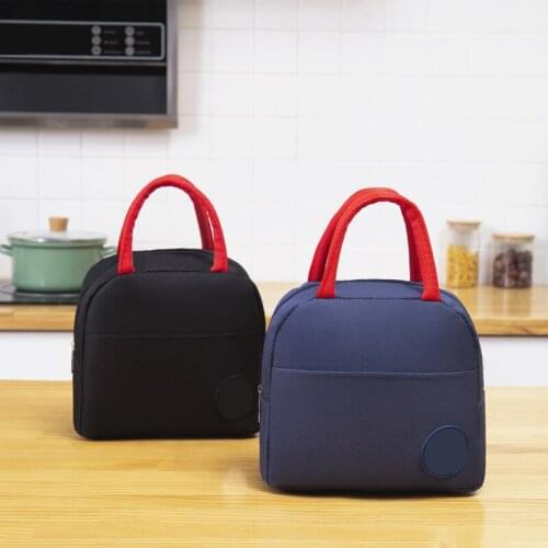 Oxford Cloth Tin Foil Lunch Bag for Women Men Kids Work School Camping Picnic TS2 Japanese bento thermal storage bag