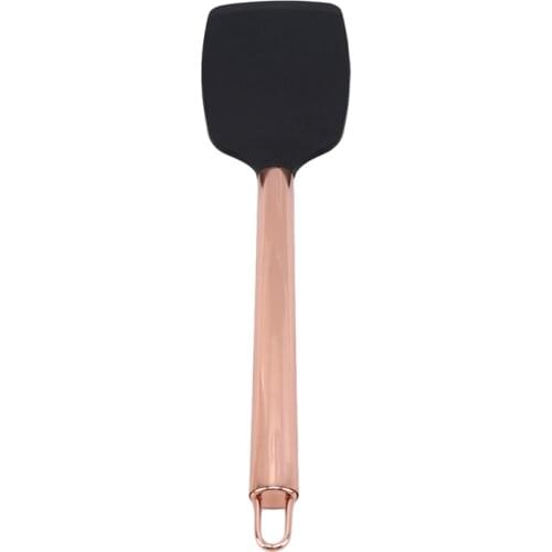 High Temperature Heat Resistant Spatula Cooking Spoon Shovel Silicone Kitchen Utensils Golden Handle Nonstick Pan Spatula