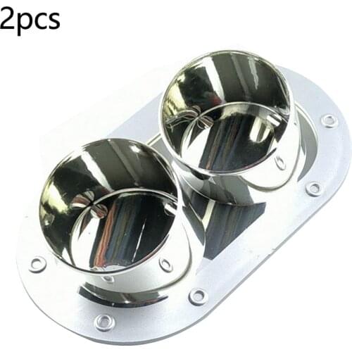 1 Pair Auto Styling Anti Collision Tape Sticker Universal Protective Adhesive Car Decorative Exhausts Fake ABS Simulation