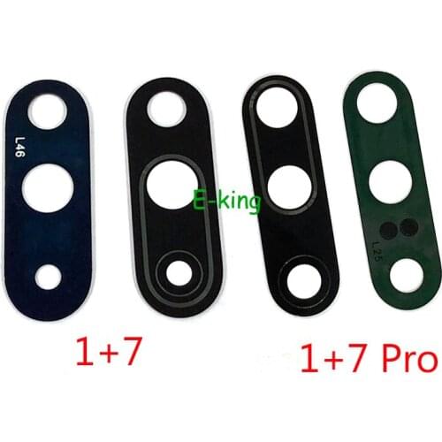 10PCS For OnePlus 7 One Plus 7 Pro 1+7 Pro Rear Back Camera Glass Lens With Sticker Tape Adhesive