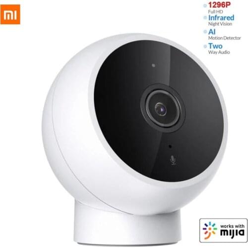 2021 Xiaomi Mijia AI Smart IP Camera 2K 1296P Full HD IP65 Waterproof 2.4GWiFi IR Night Vision Security Monitor Super Wide Angl