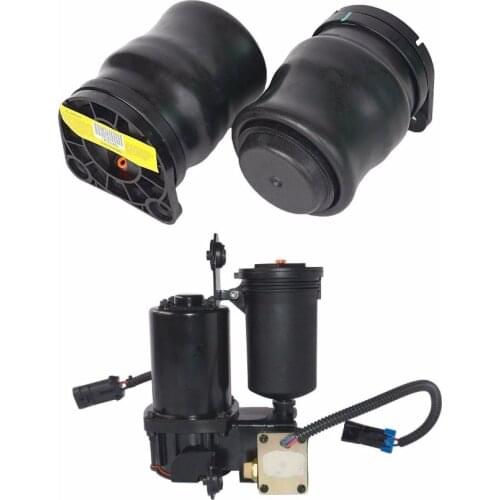 AP02 Pair Rear Air Springs + Air Suspension Compressor For Mercedes Vito W638 W638-2 V-Class 6383280501 6383280601 6383280202