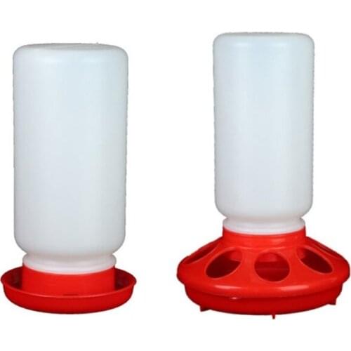 Chick Waterer and Feeder Automatic Small Poultry Water Drinkers Food Dispensers Harmless Food Grade Plastic Material