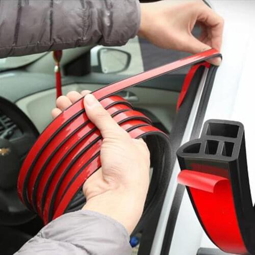 Car Door Rubber Seal Strip Car Sealer L-type For Ford Focus 2 3 Fiesta Mondeo Kuga Citroen C4 C5 Skoda Octavia Rapid Superb