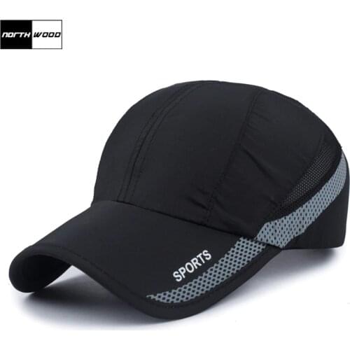 [NORTHWOOD] 2018 Fashion Summer Cap Mens Baseball Cap Women Sun Cap Breathable Quick Drying Dad Hat Sport Snapback Cap