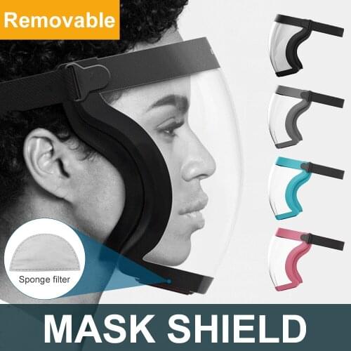 Colorful Face-Shield Unisex Eye Shield-Mask for Face Protectors Shield Half Face Sun-Glasses Shield Guard Anti-spray Face-Mask