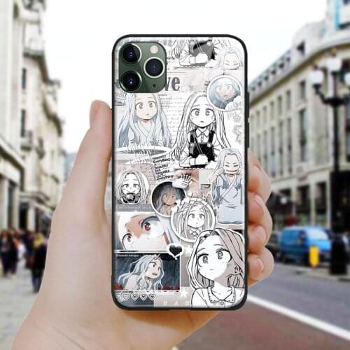 Eri Boku no hero academia cute Soft Silicone Glass Phone Case Cover Shell For iPhone SE 6 6s 7 8 Plus X XR XS 11 12 Mini Pro Max