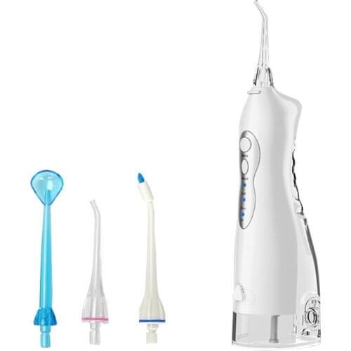 Oral Irrigator USB Rechargeable Water Flosser Portable Water Jet 800ML Water Tank Waterproof Teeth Cleaner