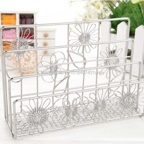 K4 LETTER HOLDER FILE/TABLETOP/DESK/CUP/STORAGE STAINLESS HAND-MADE ART CRAFTS WEDDING&BIRTHDAY&HOME&OFFICE&GIFT&PRESENT