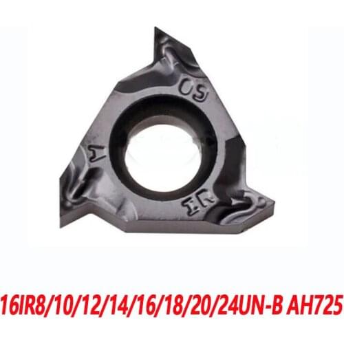 100% Original 16IR10UN AH725 16IR12UN 16IR14UN 16IR16UN 16IR18UN 16IR20UN 16IR24UN CNC Carbide Insert Blades Imported From Japan