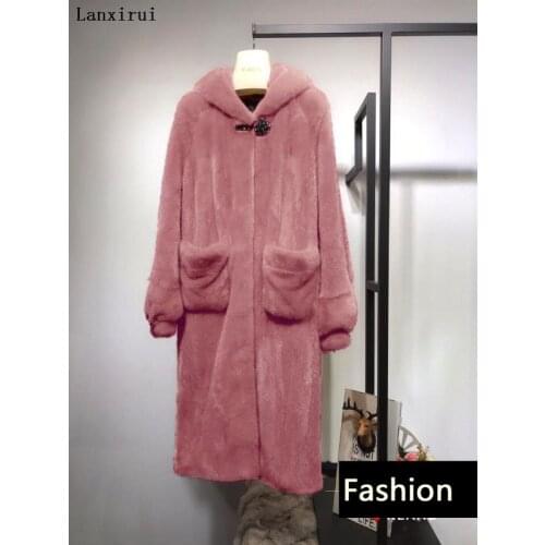 Ladies Thick Winter Jacket New Women Luxury Faux Fur Coat Loose Warm Outwear Plush Oversize 5XL Casual Long Overcoat Female