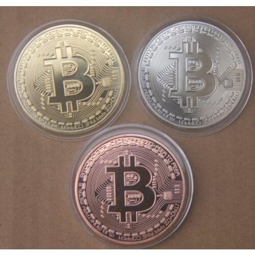 Ltc Litecoin Gold silver and copper set of 3 bitcoins Commemorative Coin Badge Medal Souvenir Party Arts Gifts Souvenir