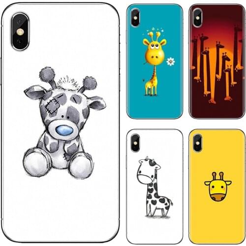 Big head giraffe Poster Soft Cases Cover For Motorola Moto G G2 G3 X4 E4 E5 G5 G5S G6 Z Z2 Z3 C Play Plus