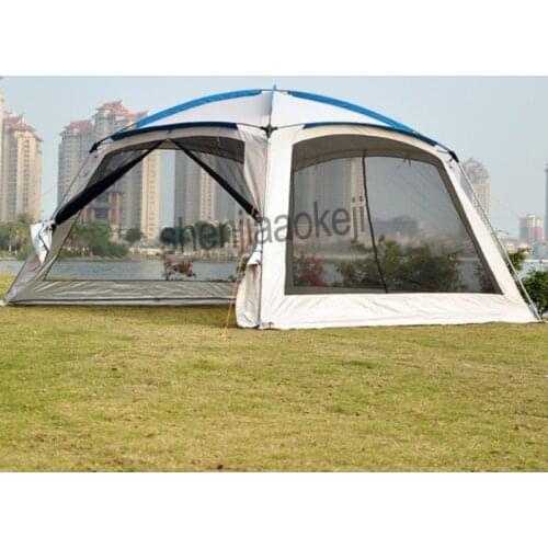 Outdoor Sun-shading Tent Fishing Pergola Camping Self-driving Barbecue Awning Beach Multiplayer Leisure Party Awning Shelter 1PC