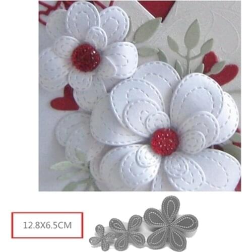 Flower Metal Cutting Dies Stencils For DIY Scrapbooking Decorative Embossing Handcraft Die Cutting Template Album Card Craft DIY