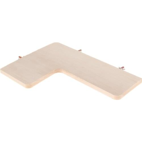 Durable Nontoxic Wooden Platform Hamster Toys for Bird Chinchilla