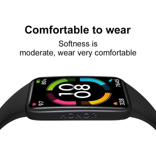 Strap For Honor Band 6 Silicone Softness Comfortable Braclet For Honor Band 6 Colorful Replacement Wristband For Honor Band 6