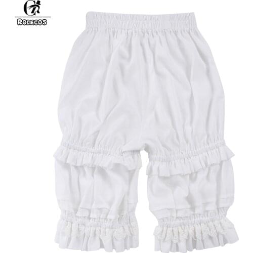 ROLECOS New Arrival Japanese Harajuku Lolita Pumpkin Shorts Safety Pants 3 Color Pumpkin Bubble Bloomer Safety Under Pants