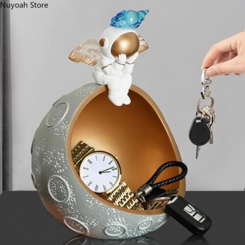 Nordic Astronaut Storage Decoration Creative Cartoon Character Desktop Decoration Living Room Home Decoration Exquisite Gifts