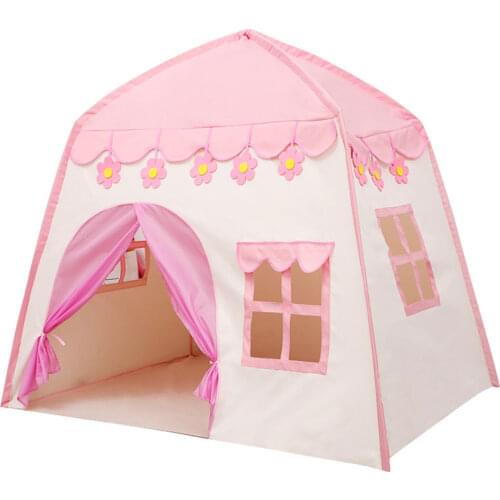 130cm Large Childrens Tent Wigwam Folding Kids Tents Baby Games Tipi Baby Play House Child Room