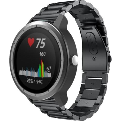 18mm 20mm 22mm Metal Strap For Garmin Vivoactive 3 4 4S Watchband Stainless Steel Strap For Garmin Venu 2 2S SQ Replace Correa