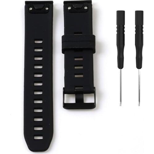 20 22 26mm Quick release Silicone Wrist Band Strap With Buckle for Garmin Fenix5 5X 5S Multisport GPS Fitness Watch bands belt