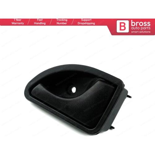 Bross Auto Parts BDP91 Interior Door Handle Black, Right Doors For Renault Kangoo 1997-2007, Twingo 1993-2007: 7700309314