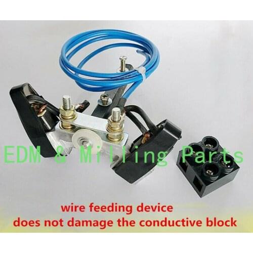 CNC EDM Wire Guide Parts Cutting Aluminum Copper Device Not Damage Conductive Block For EDM Wire Cut Mill Part