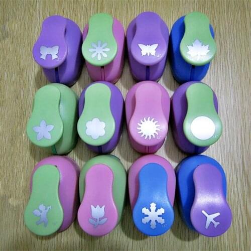 3-3.7cm Diy Tuba Embossing Flower Punch Board Cutter Scrapbooking School Tools Decorative-paper-punch Craft Supplies Punchers