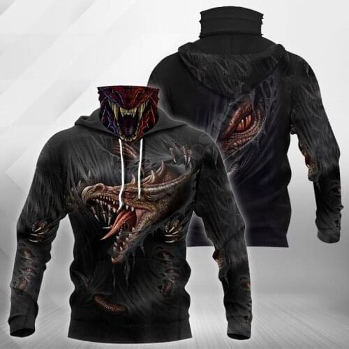 Dragon Tattoo 3D Printed Hoodies Harajuku Fashion Sweatshirt Women Men Casual Pullover Hoodie Mask Warm Drop Shipping 02