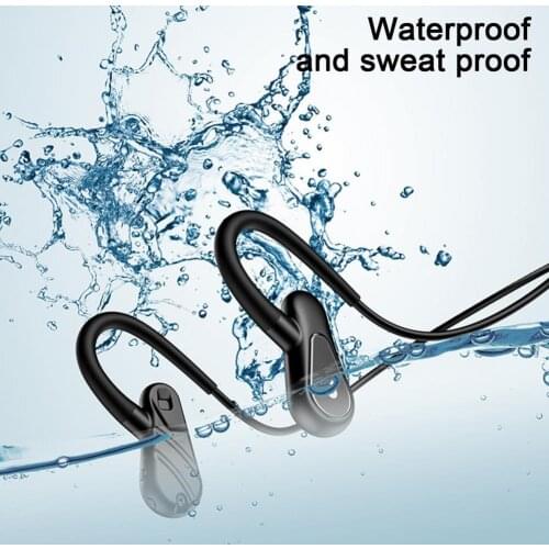 Bone Conduction Headphones Bluetooth 5.0 Waterproof Wireless Sports Headset With Mic Build-in 16G Memory Wireless Headphone