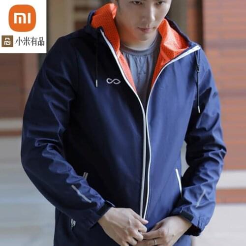 Original Xiaomi mijia mens weatherproof sports casual jacket windproof and rainproof breathable gate hooded jacket smart home