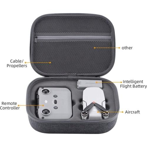 Portable Nylon Handbag Storage Box Waterproof Hard shell Box for DJI Mini 2 Drone Accessory