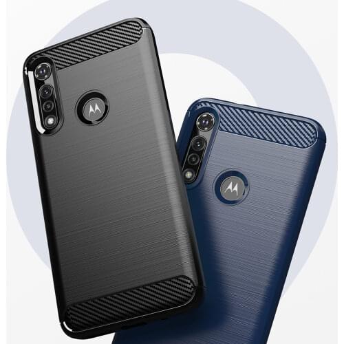 Shockproof Phone Case For Moto G Fast G 5G Plus G8 Power Lite G Power G Pro G Stylus G8 Plus G7 Power G6 Plus Carbon Fiber Cases