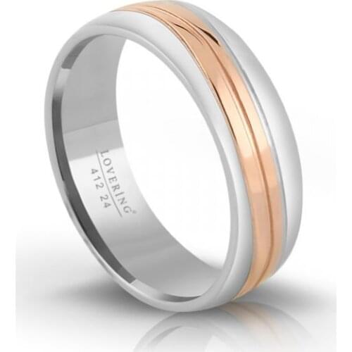 Lvr412 Steel Wedding Ring