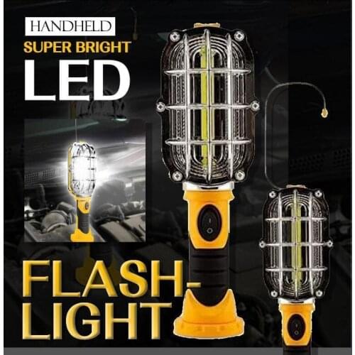 Handy Brite Handheld LED Flashlight Cordless Lightweight Inspection Lights As Camping Tent Illumination and Auto repair light