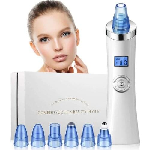 Blackhead Suction Pore Clean Instrument Facial Cleaning Device Blackhead Remover Electric High-frequency Vibration Acne Cleanser