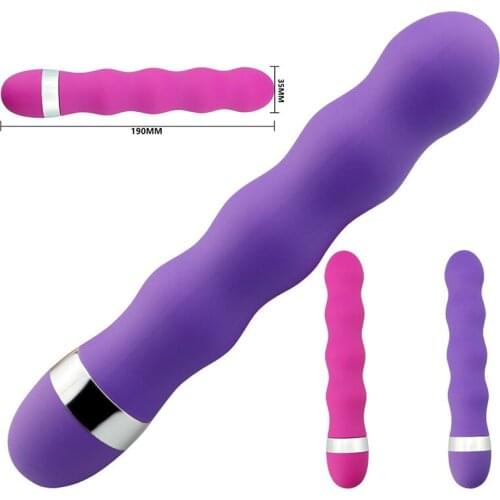 Electric Motor Vibrator Vagina Anus Clitoris Stimulation Vibrator Masturbation Stick ABS Sex Toys Dildo For Woman Men Adults 18