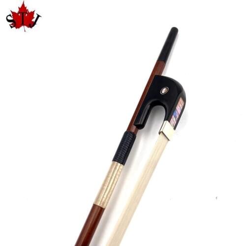 Germany style pernambuco upright bass bow 3/4 Professional,silver mound 10227