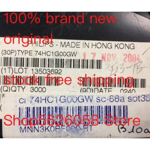 100PCS/LOT 74HC1G00GW SOT353 100% new original STOCK