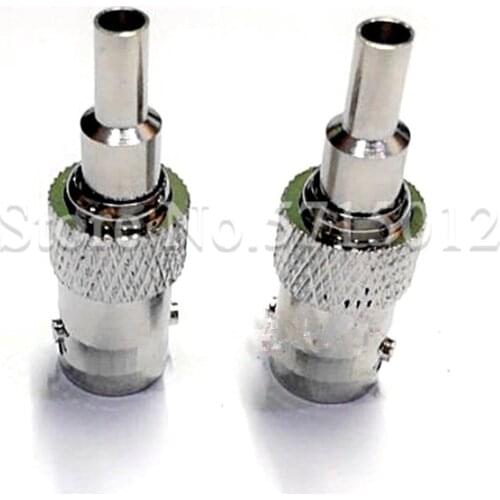2pcs RF Connector BNC K-1.5 Q9 Famale Head Pure Copper Crimping Connector For Connect RG316 RG174 Cable